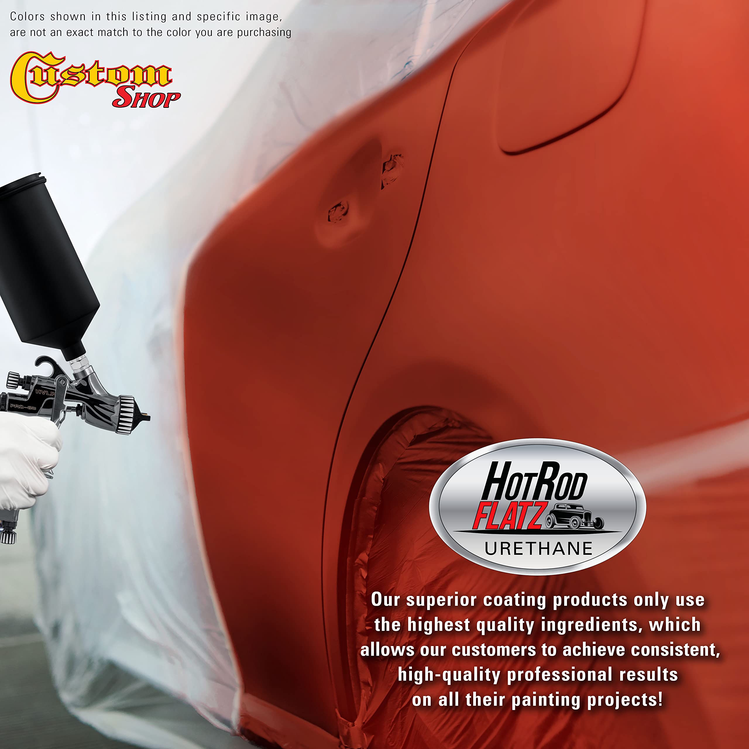 Amazon.com: Custom Shop - Reptile Red - Hot Rod Flatz Flat Matte